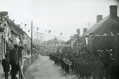 000112 Silver Jubilee parade showing the Territorials leading 1935